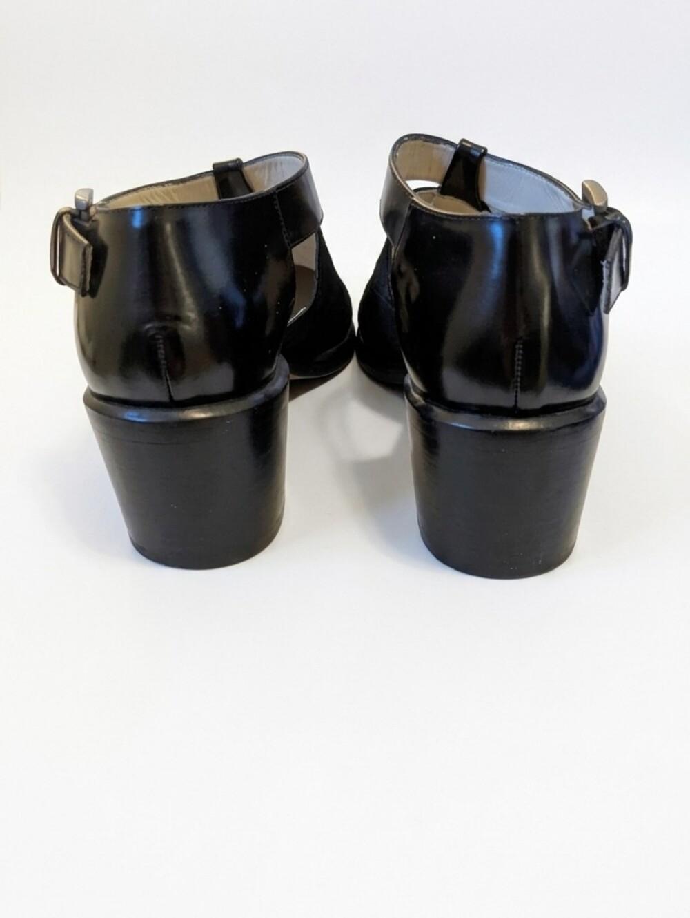 Via Spiga Italian Leather Square Toe Sling Back Shoes - Picture 3 of 5
